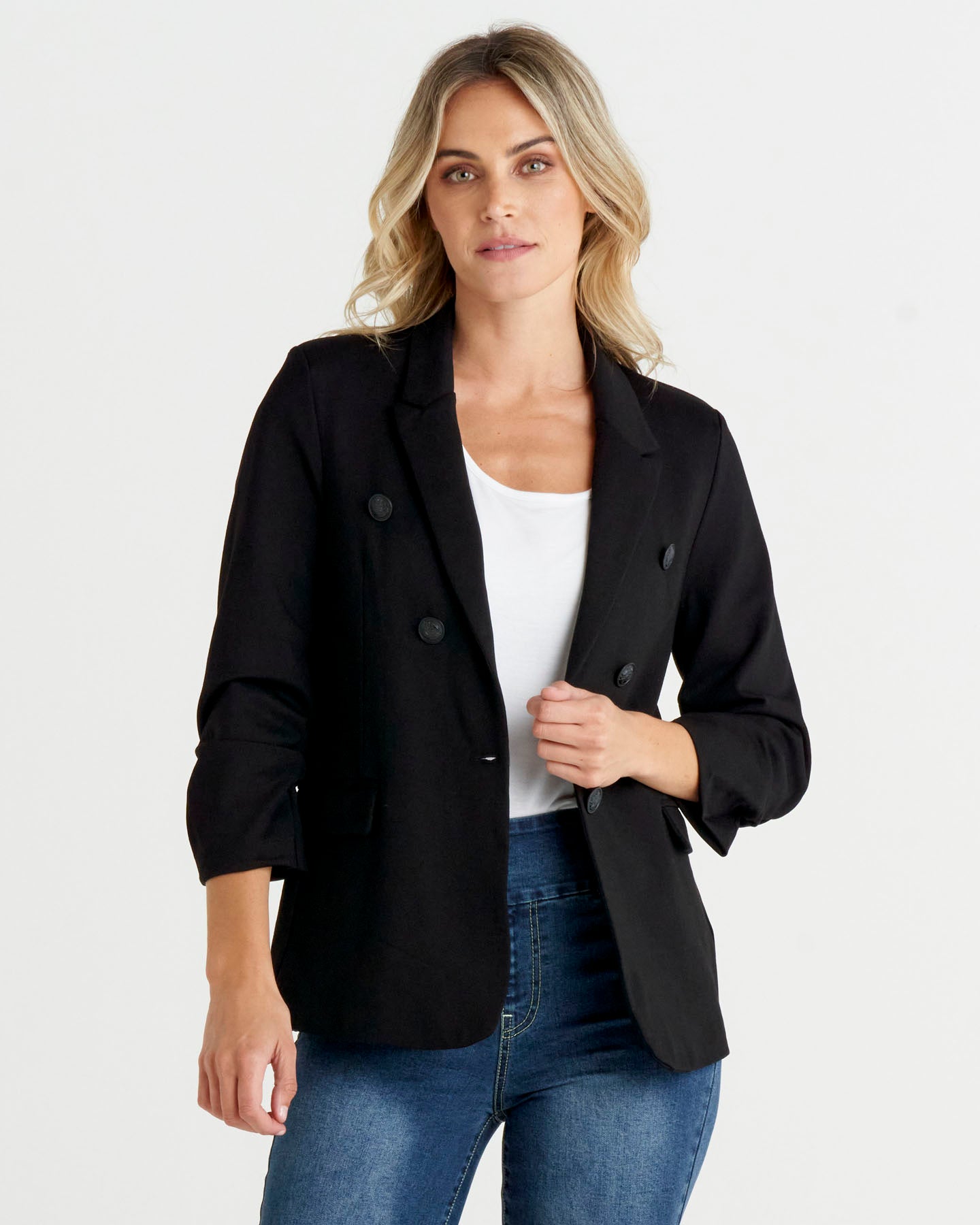 Voila Ponte Blazer - Black