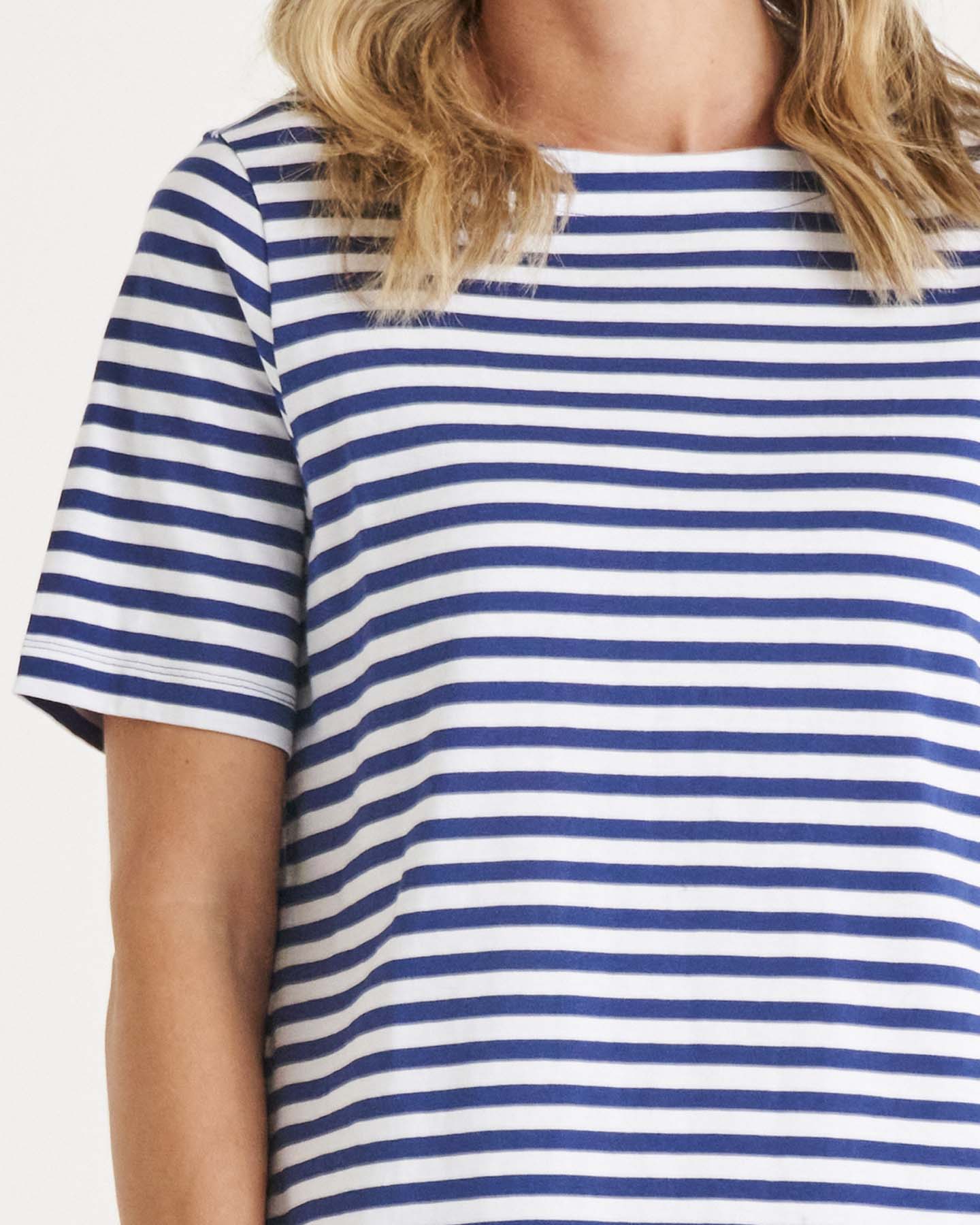 Rosalie Tee - Ocean Stripe