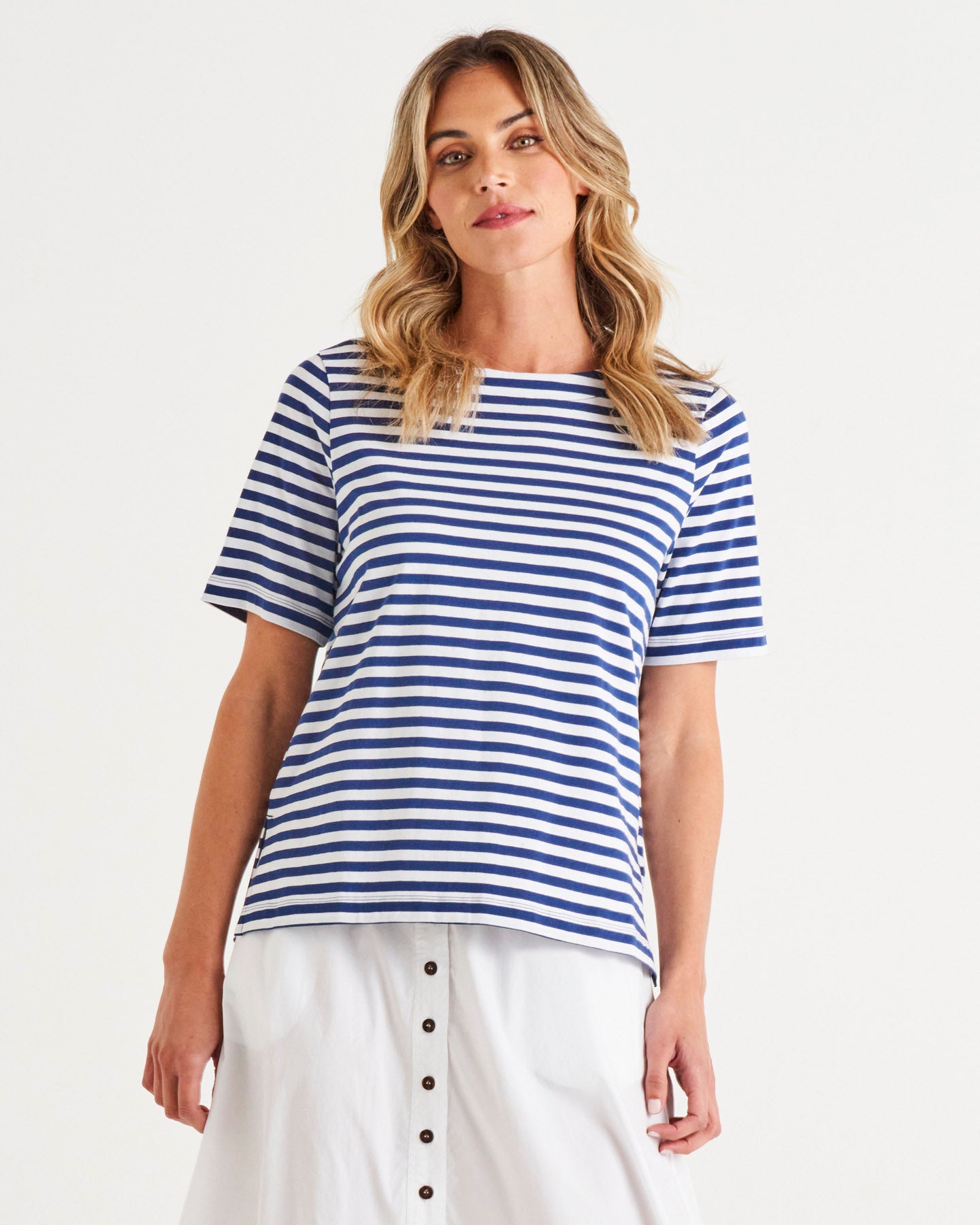 Rosalie Tee - Ocean Stripe