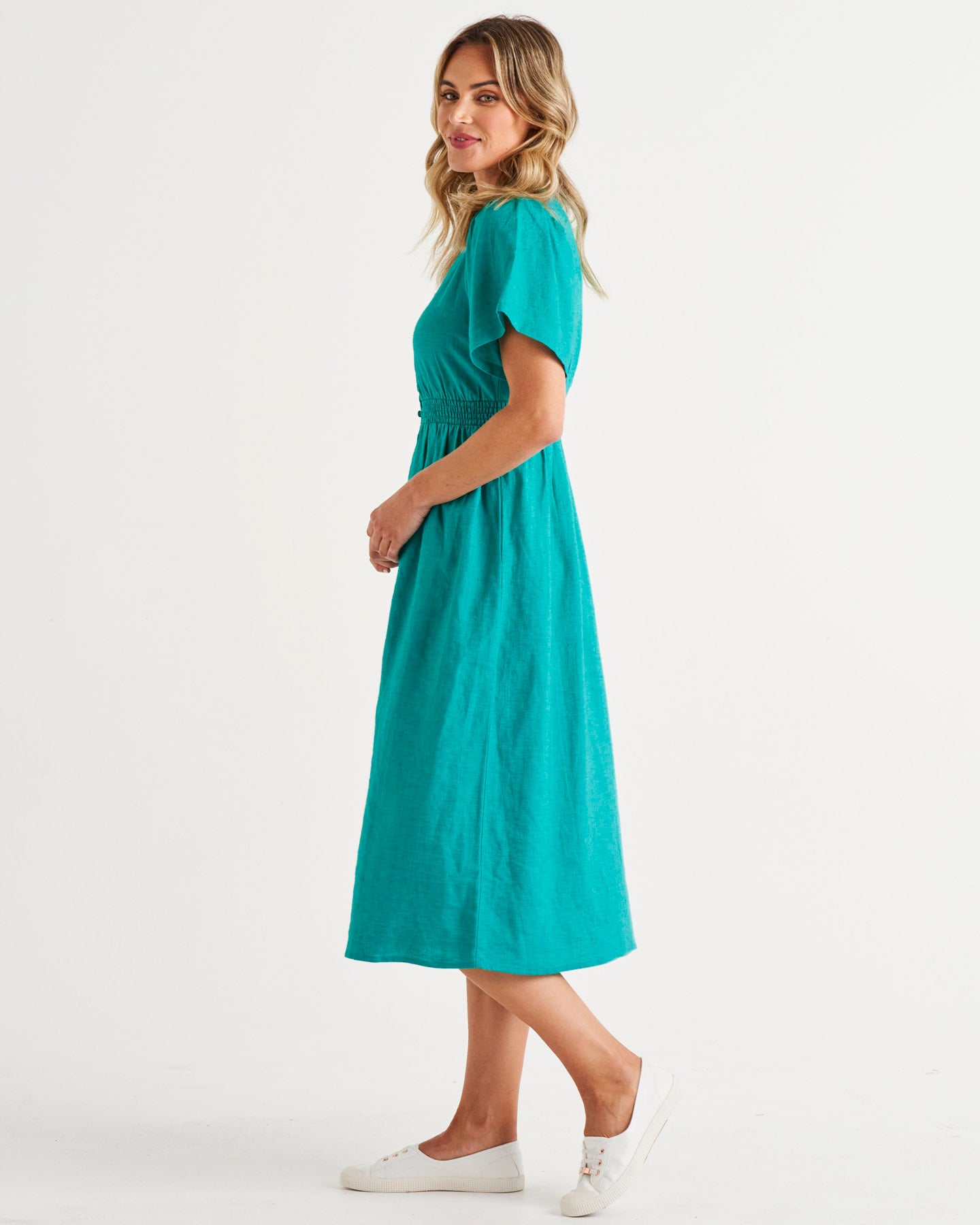 Whitney Dress - Teal