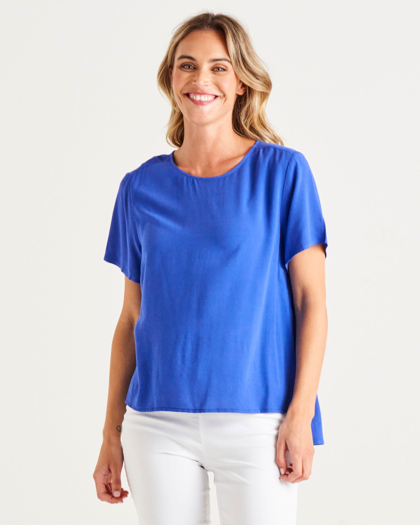 Sangria Top - Deco Blue