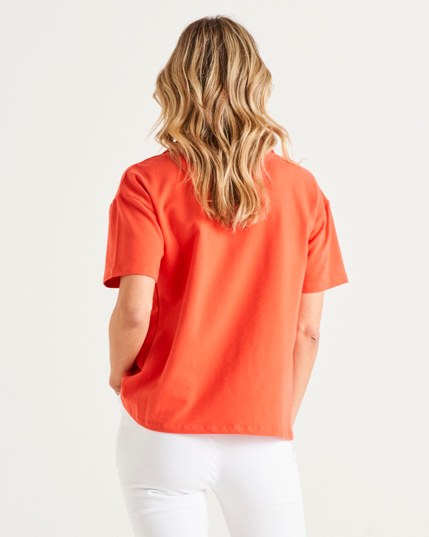 Elena Polo Shirt - Flame