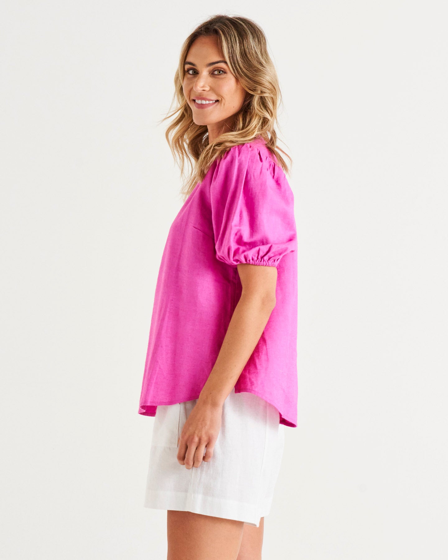 Alba Blouse - Azalea