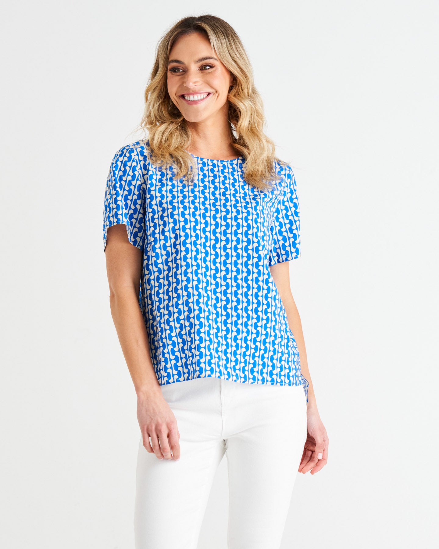 Sangria Top - Foxy Blue