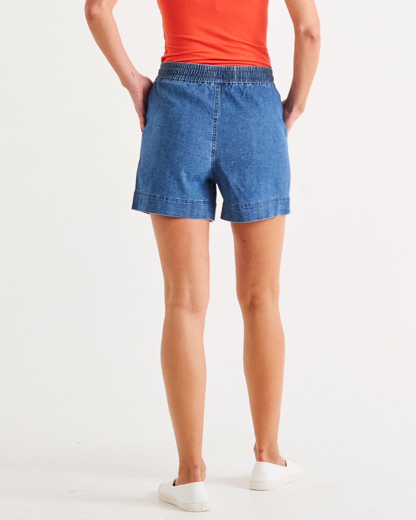 Caroline Denim Short - Light Wash