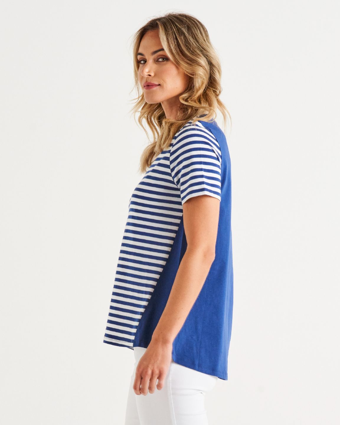 Luella Tee - Ocean Stripe