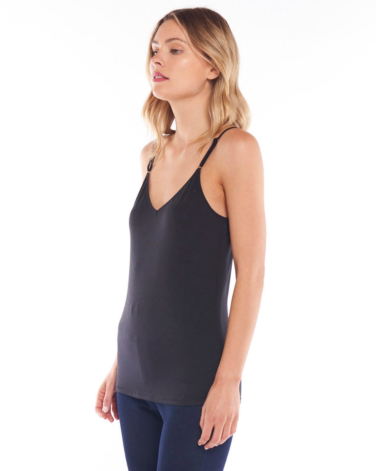 Veronica Reversible Camisole - Black