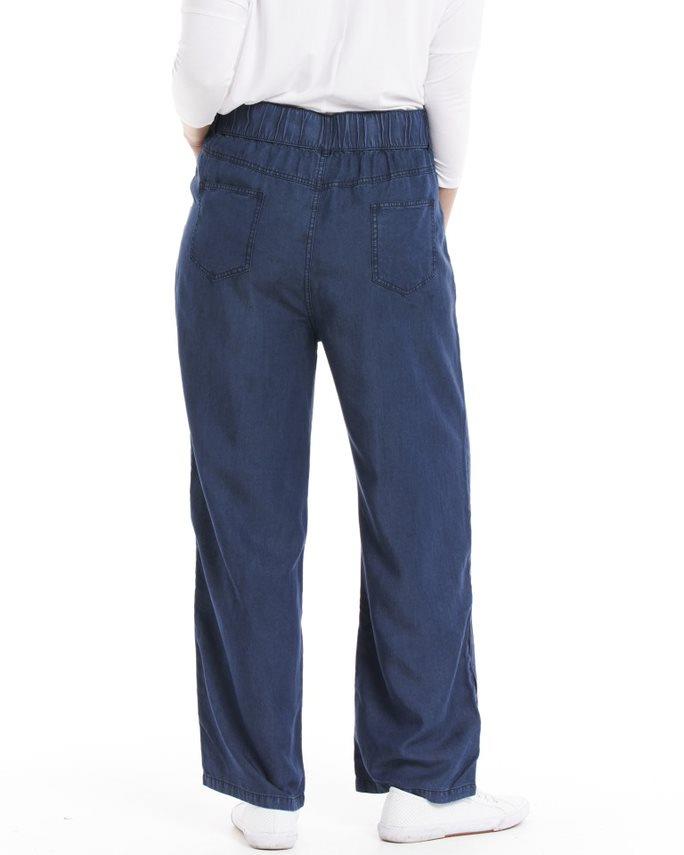 Lucinda Lyocell Relaxed Pant - Blue Ink