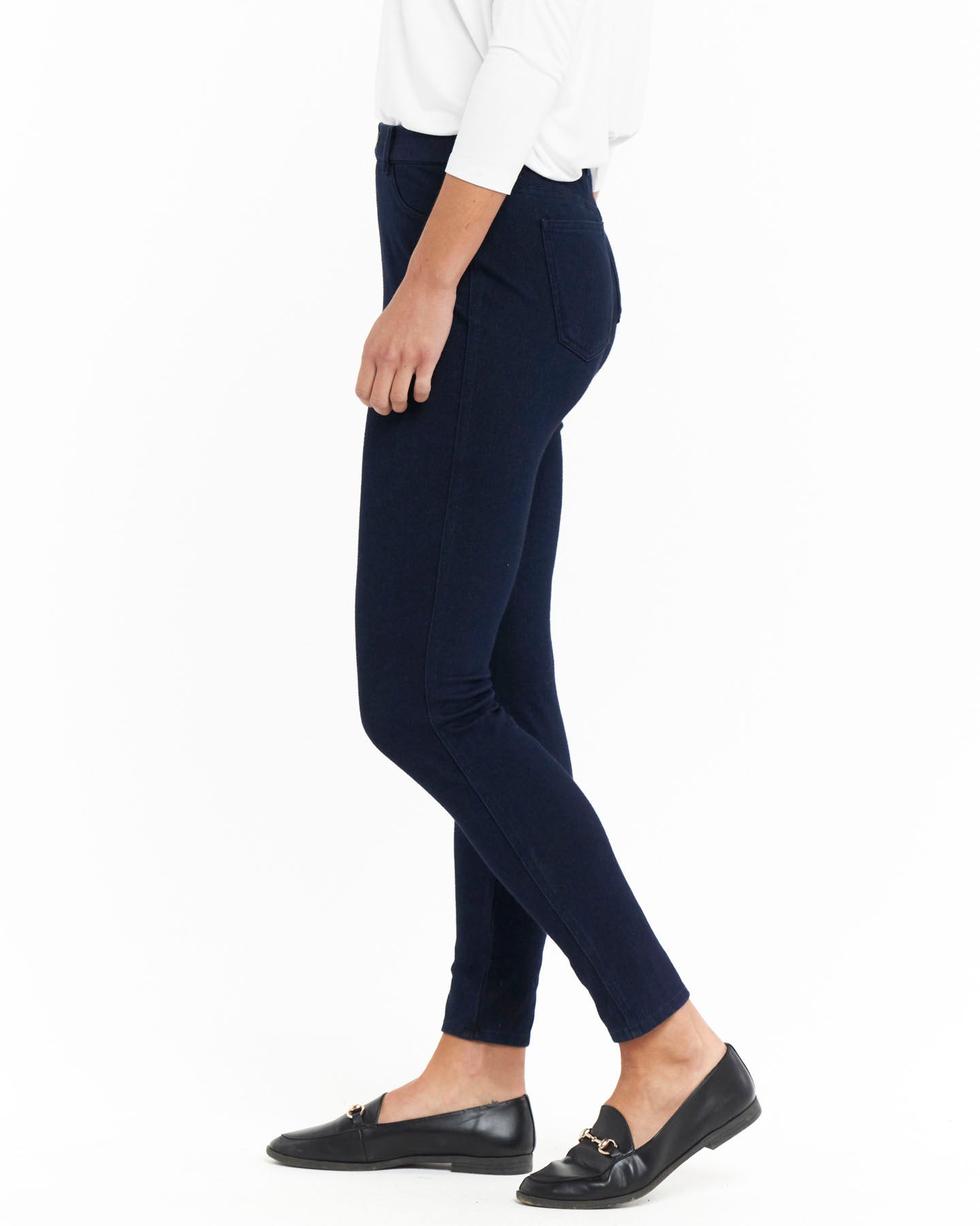 Stanford Stretch Denim Jegging - Dark Blue