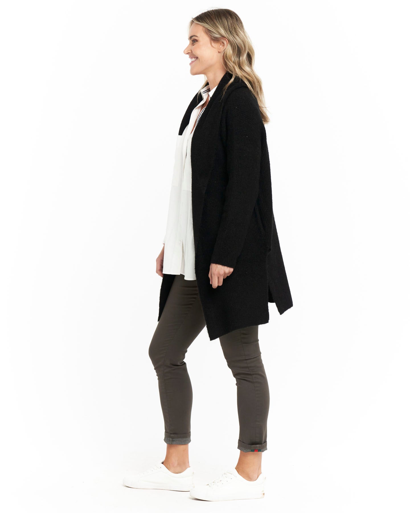 Xirena Long Cardigan - Black