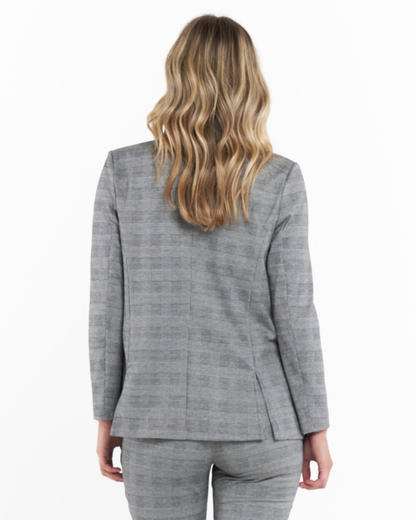 Rosa Blazer - Grey Check