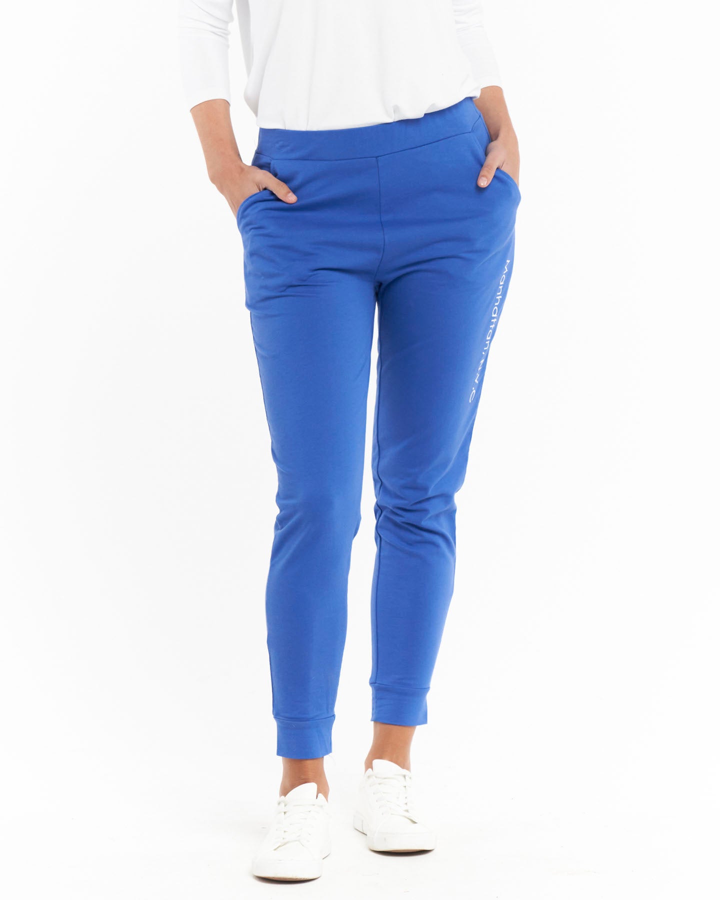 Lindsay Jogger - Estate Blue Logo