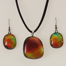 Load image into Gallery viewer, Carter - Necklace-Earring Set Dichromatic Rainbow