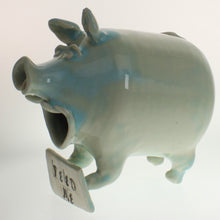 Load image into Gallery viewer, Greeson - &quot;Feed Me&quot; Salt Pig Baby Blue/White