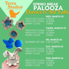 Load image into Gallery viewer, Clay Bunny Class, Spring Break Palooza