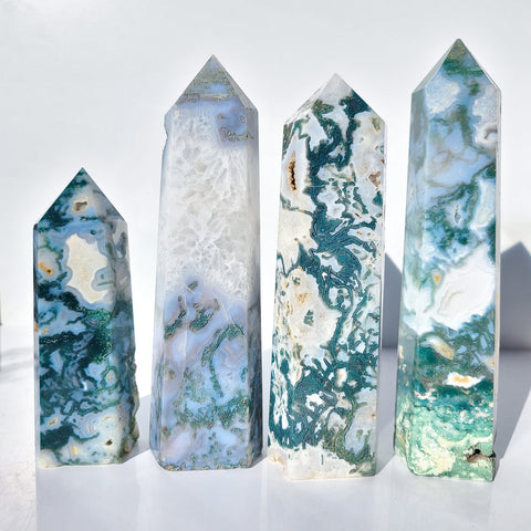 moss agate for money