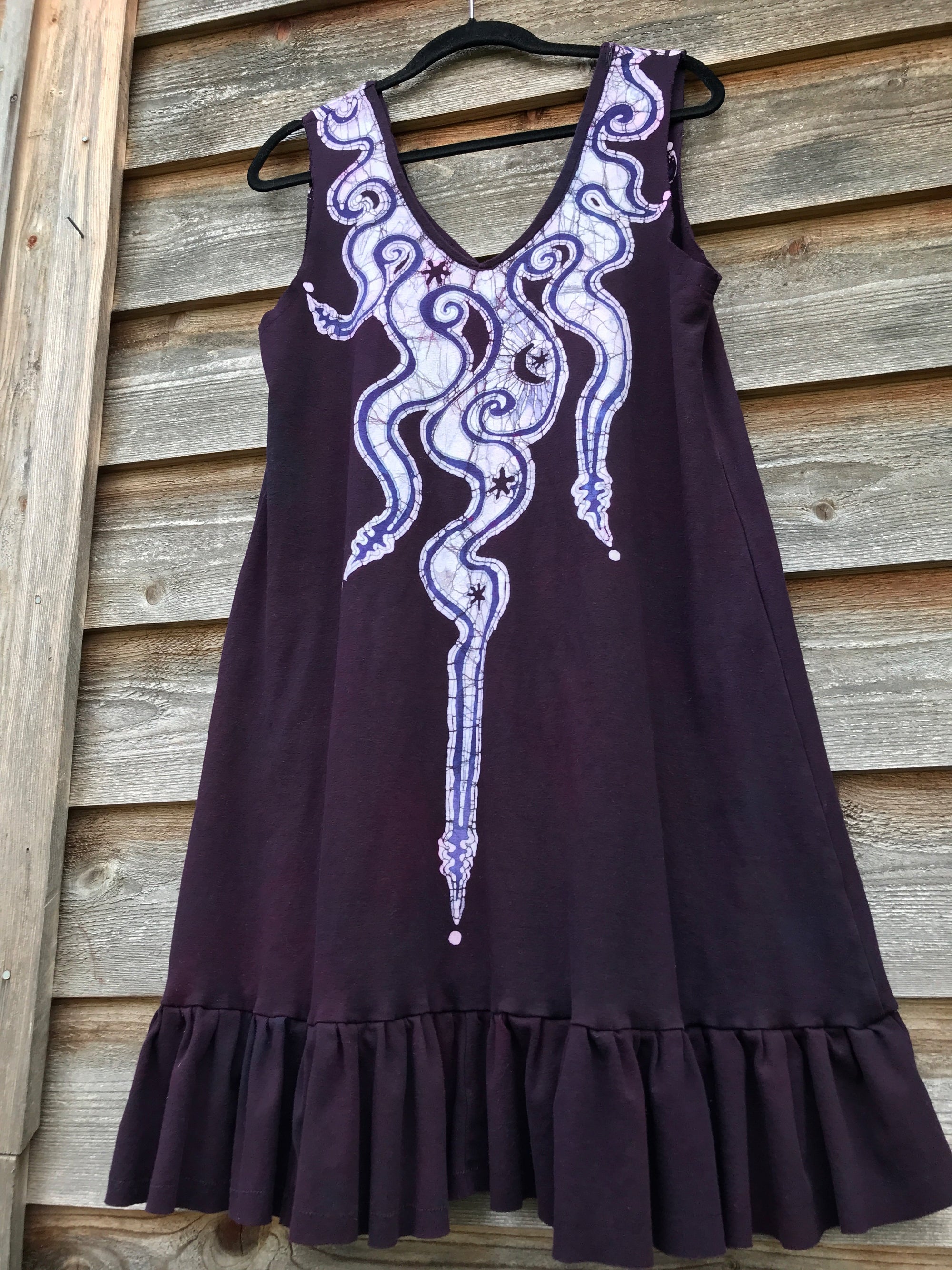 Lava Rock Batikwalla Dress in Organic Cotton - Size Large