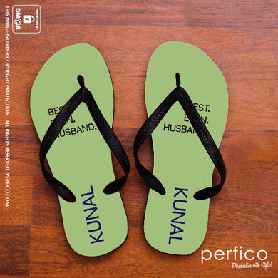 Best Effin Husband © Personalized Flip Flops