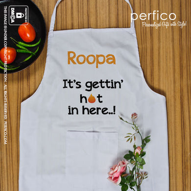 Its getting Hot in here © Personalized Kitchen Apron