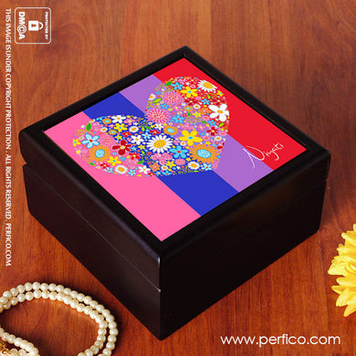 Heart in Bloom © Personalized Jewellery Box