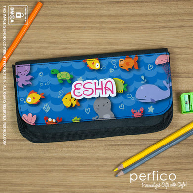 Aqua © Personalized Pencil Case.