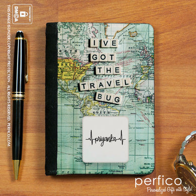 Travel Bug © Personalized Passport Holder and Cover