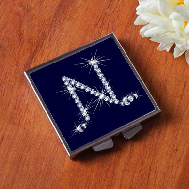 Bling © Personalised Square Pocket Mirror
