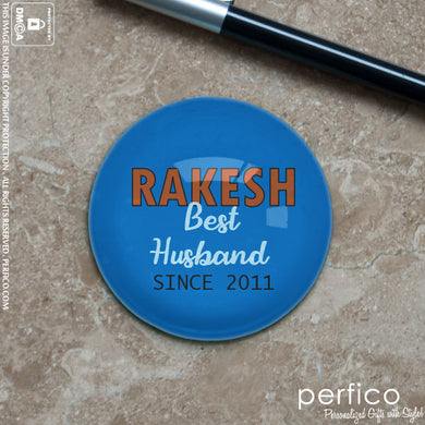 Best Husband © Personalized Glass Paperweight