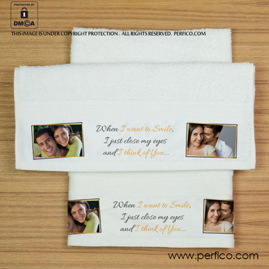Picture Perfect © Photo Personalized Hand Towel