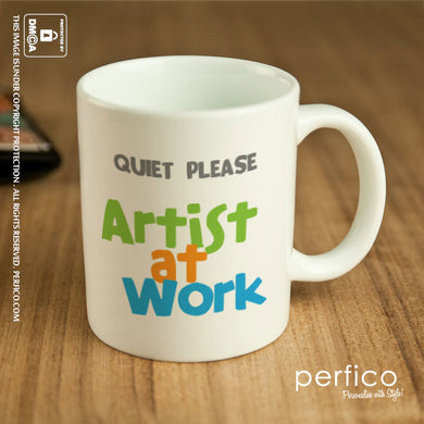 Artist at Work © Personalized Coffee Mug