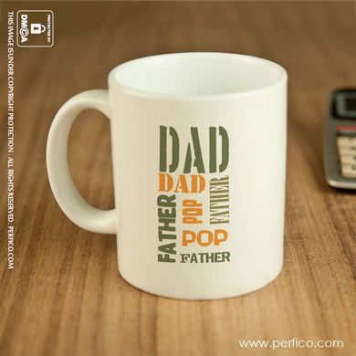 Dads the Word © Personalized Coffee Mug