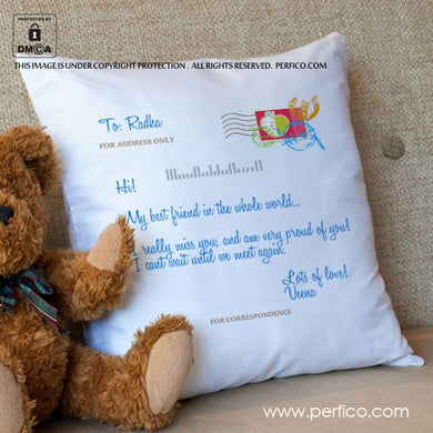 Postcard © Personalized Luxury Cushion Cover