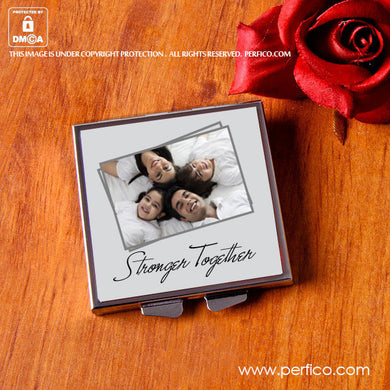 Picture Perfect © Personalized Square Pocket Mirror