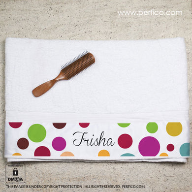 Polka © Personalized Towel for Her