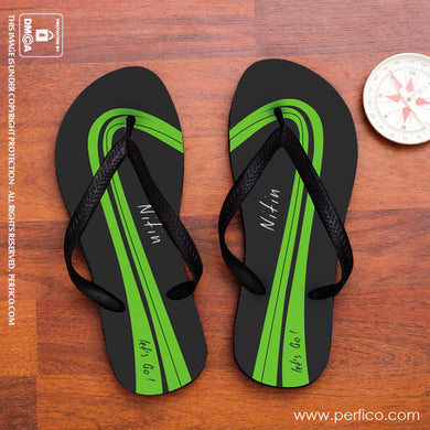 Lets Go © Personalised Flip Flops