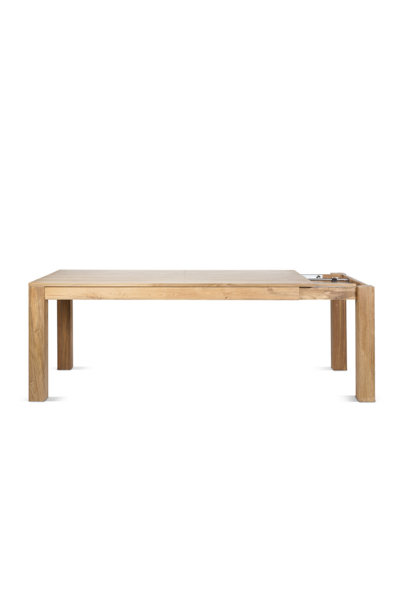 Wooden Rustic Extendable Dining Table | Dareels Genesis | Woodfurniture.com