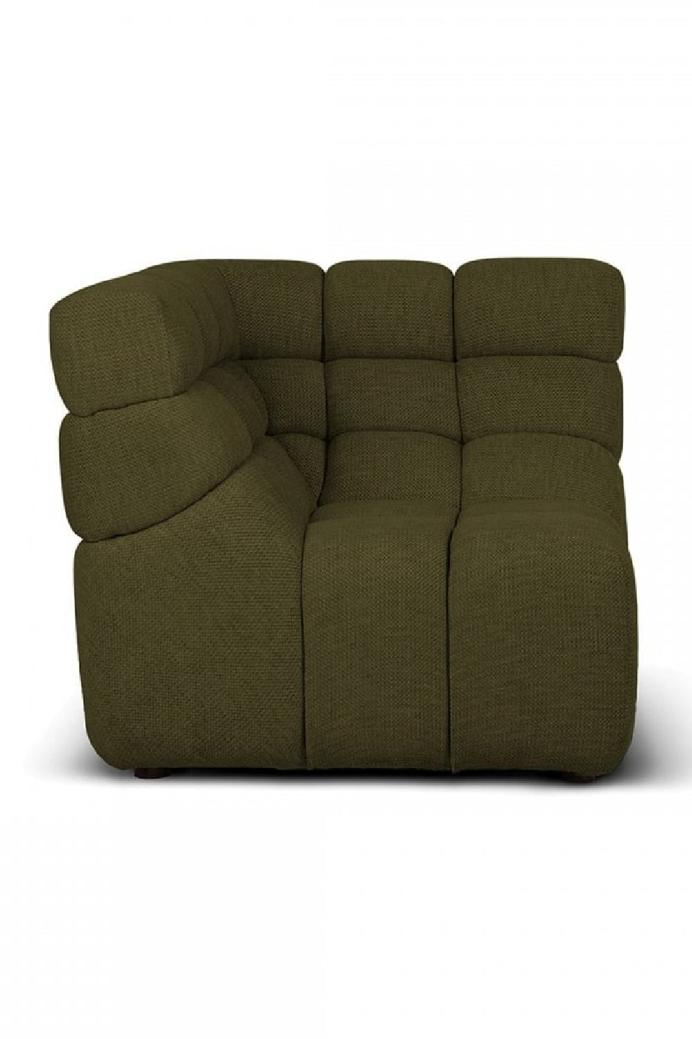 Green Quilted Sofa | Dareels Chopin | Woodfurniture.com 