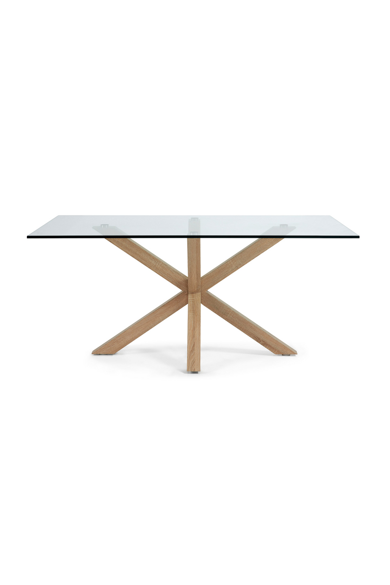 Tempered Glass Dining Table | La Forma Argo  | Woodfurniture.com