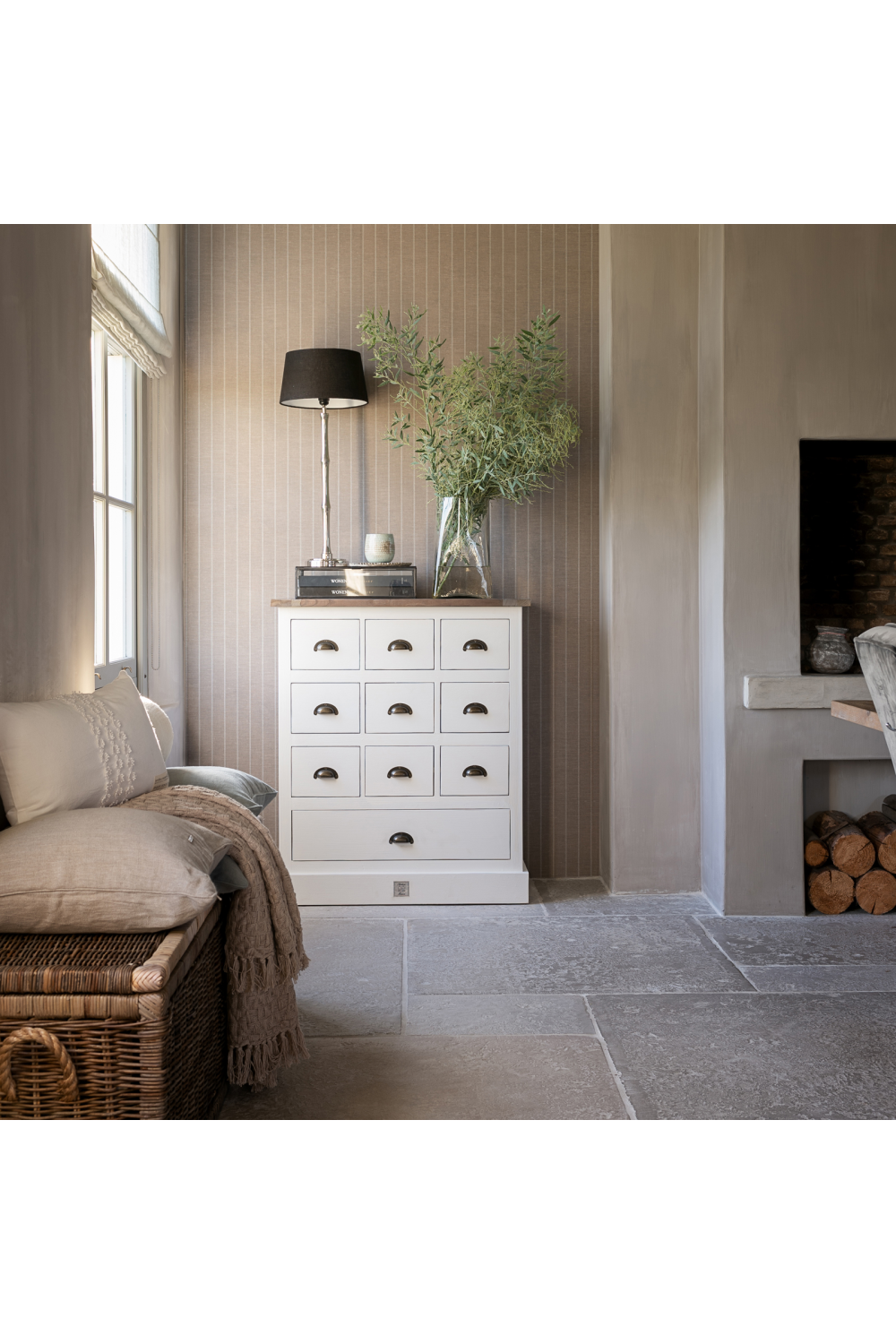 Aanbeveling Vaderlijk Percentage Classic White Drawer Cabinet | Rivièra Maison Newport | Wood Furniture