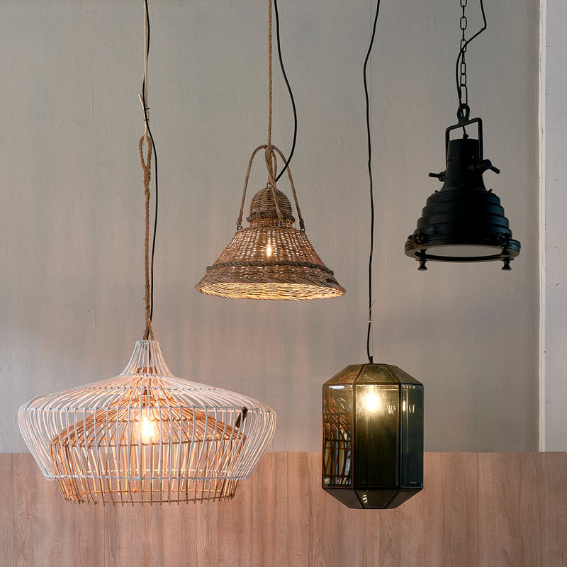 Glad Maak avondeten spoelen Modern Rattan Hanging Lamp | Rivièra Maison | Wood Furniture