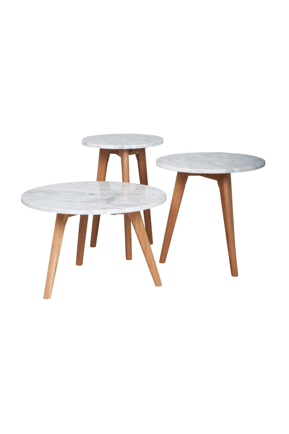 Psychologisch overhandigen Megalopolis White Marble End Table (S) | Zuiver | European Wood Furniture