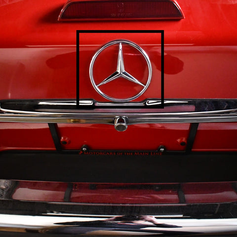 Mercedes 560SL Trunk Star Emblem