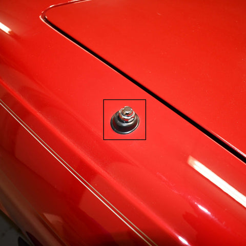 Mercedes-Benz R107 SL - Antenna Mast Seal Location