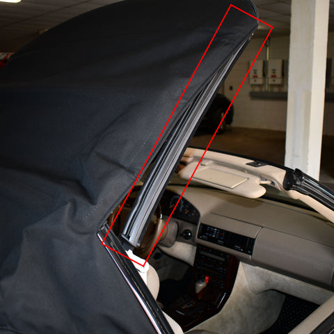 Horizontal Convertible Top Window Seal Location Mercedes R129