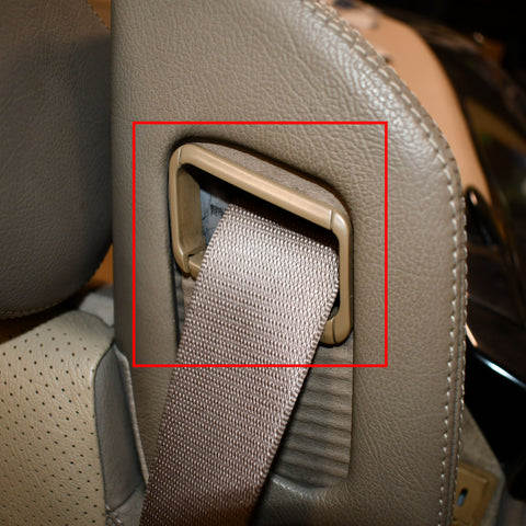 Upper Seat Belt Retractor Trim Mushroom - Genuine Mercedes R129 SL - Location on vehicle