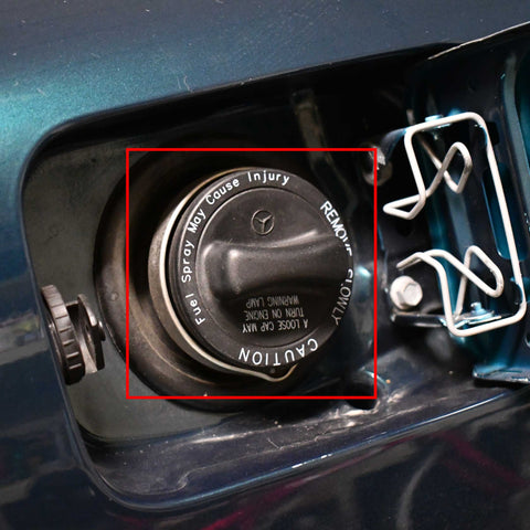 Mercedes R129 W140 - Fuel Tank Filler Cap Location