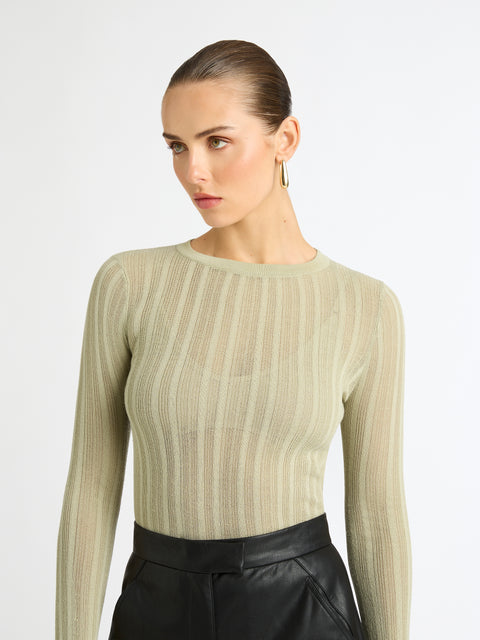 Santorini Knit Top Ivory