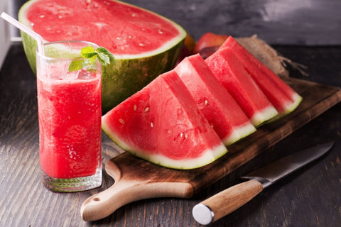 Minty Watermelon Refresher Mocktail Organic Healthy Hydrating Drink