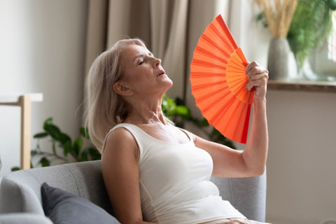 menopause hot flash dry skin hormones