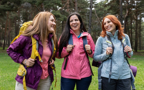 Happy-healthy-women-hiking